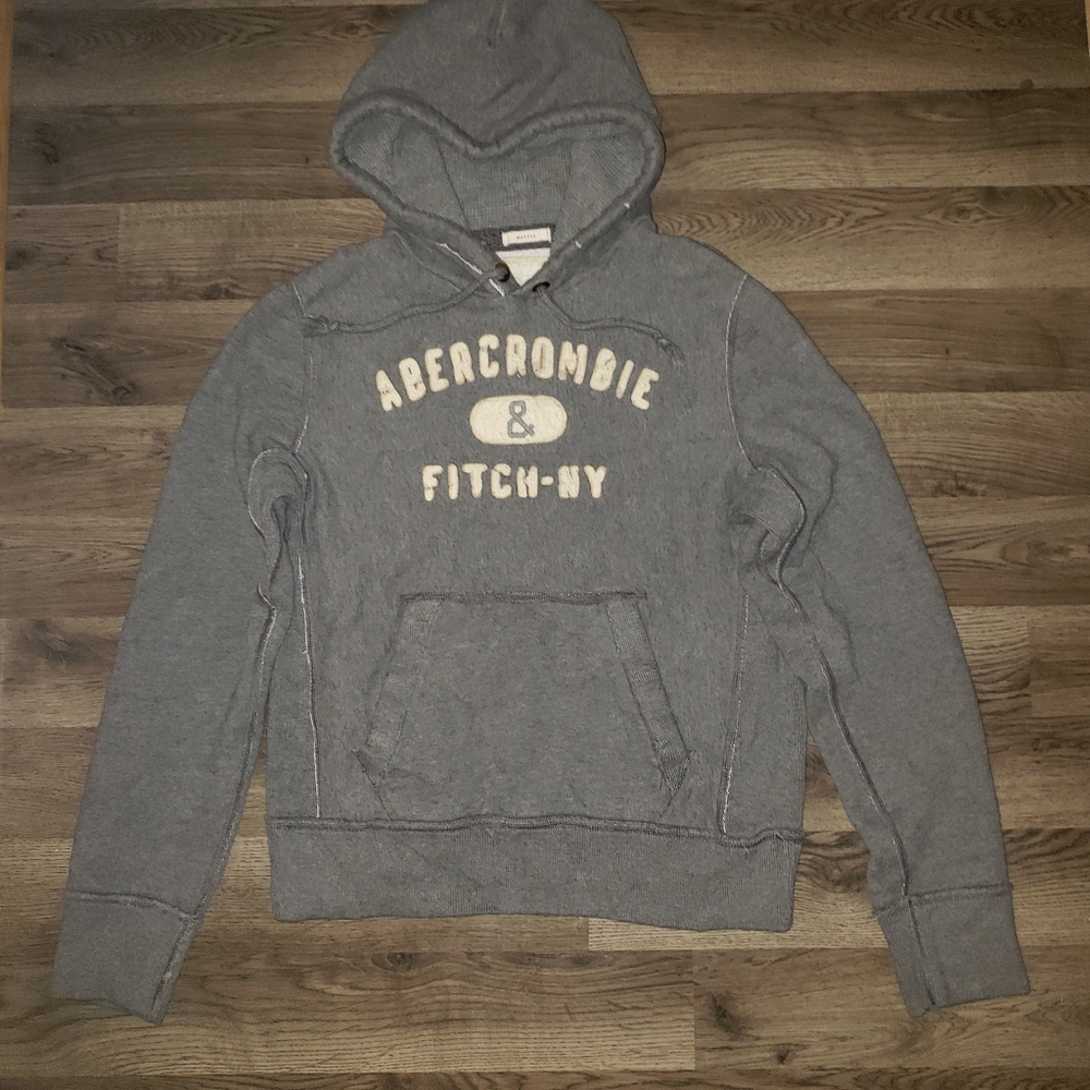 Mens Large Abercrombie & Fitch Pullover Hoodie